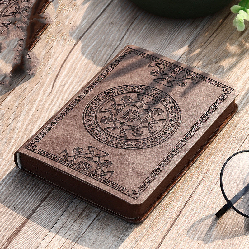 Vintage Vegan Leather Traveler's Pocket Sketchbook A6