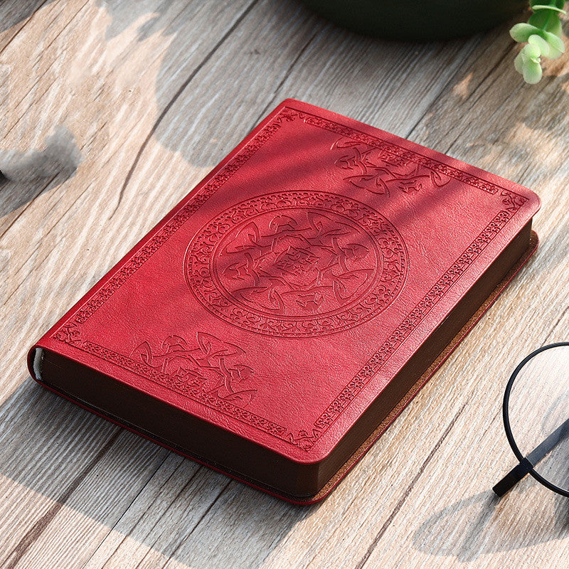 Vintage Vegan Leather Traveler's Pocket Sketchbook A6