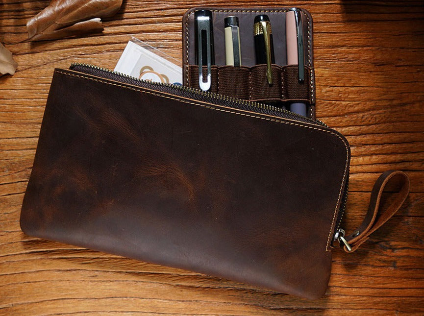 Vintage Zipper Pouch Pencil Case