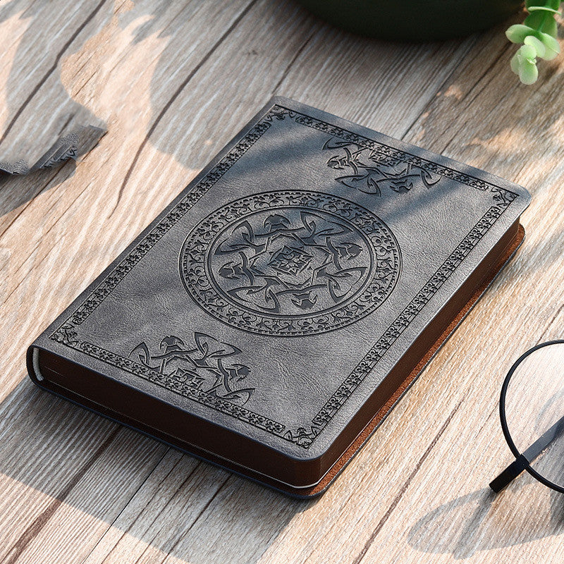 Vintage Vegan Leather Traveler's Pocket Sketchbook A6