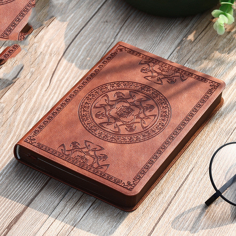 Vintage Vegan Leather Traveler's Pocket Sketchbook A6