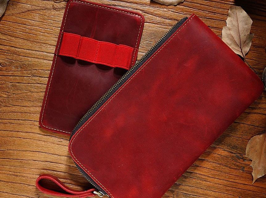 Vintage Zipper Pouch Pencil Case