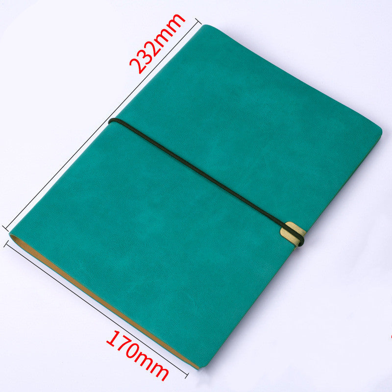 Vintage A5 Soft Leather Travel Notebook