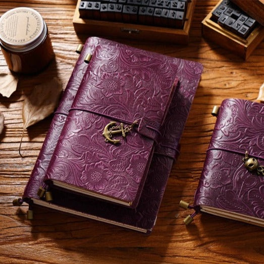 Elegant Embossed Travel Notebook