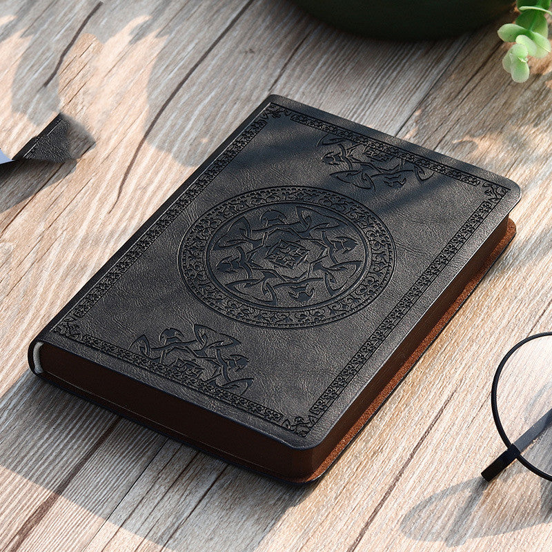 Vintage Vegan Leather Traveler's Pocket Sketchbook A6