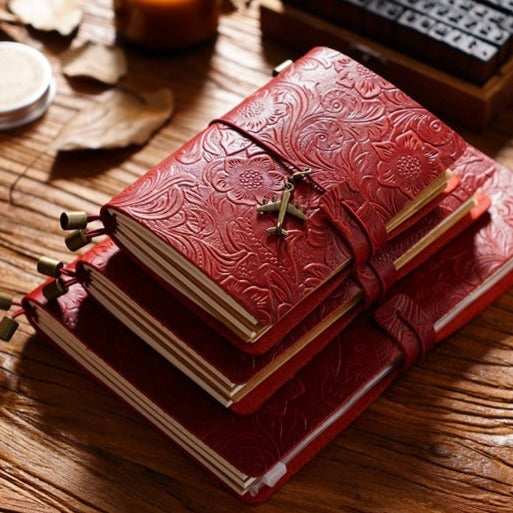 Elegant Embossed Travel Notebook
