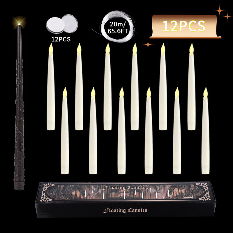 Magical Floating Candles With Wand