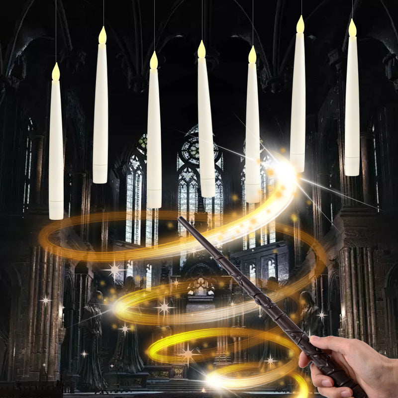 Magical Floating Candles With Wand