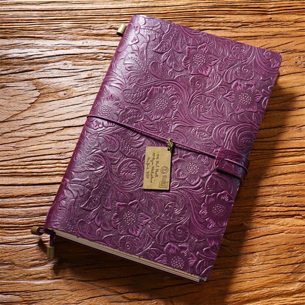 Elegant Embossed Travel Notebook
