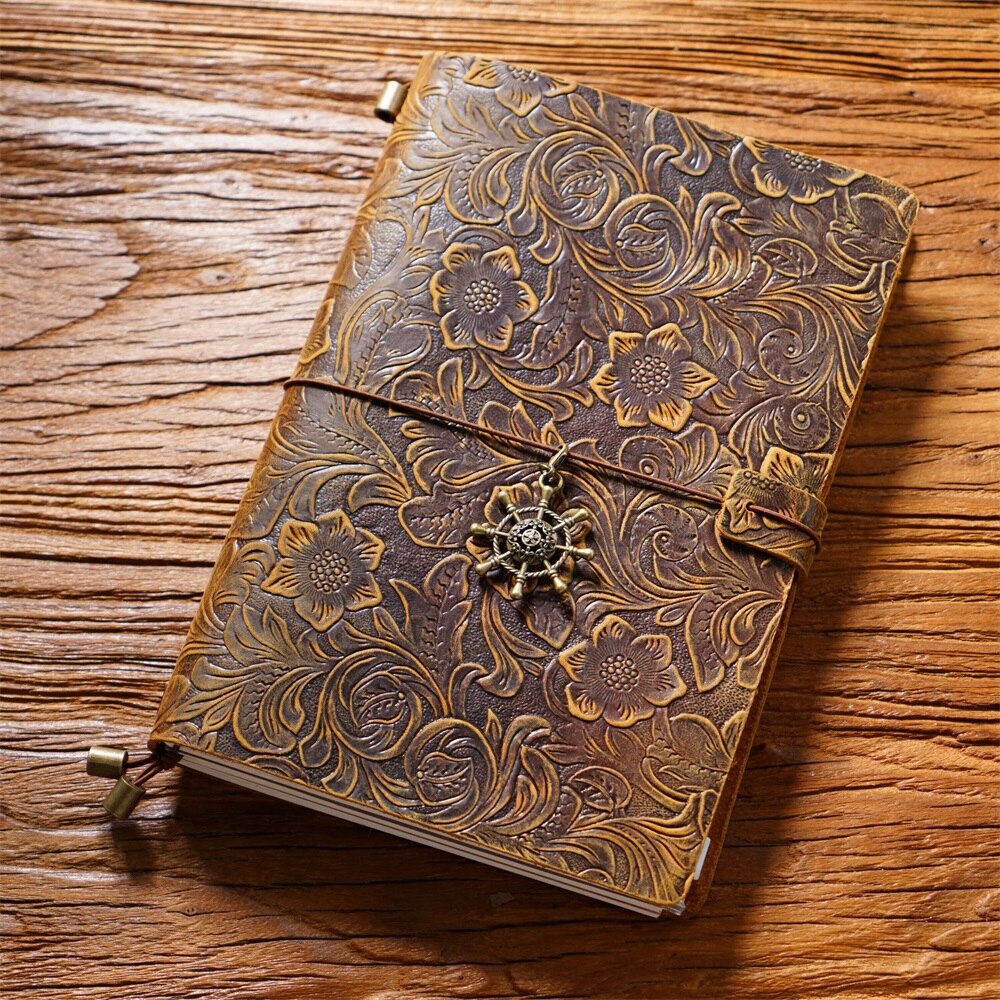 Elegant Embossed Travel Notebook