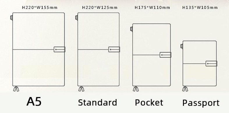 Elegant Embossed Travel Notebook