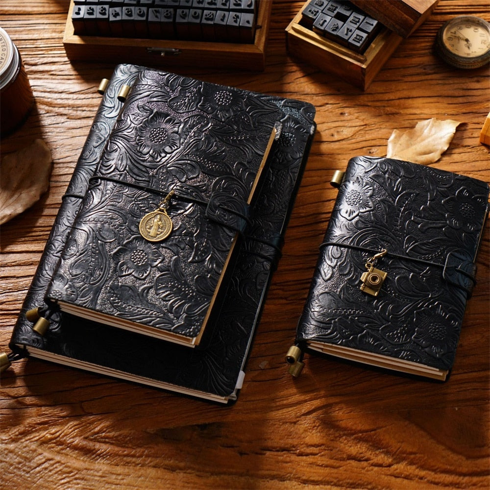 Elegant Embossed Travel Notebook