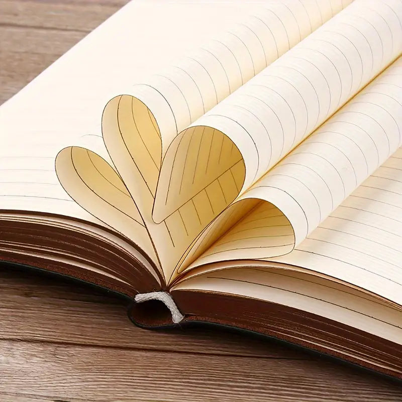 Vintage Vegan Leather Traveler's Pocket Sketchbook A6