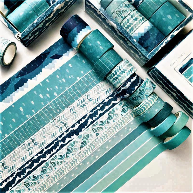 Gorgeous Washi Tape Set (12 Pieces) - The Vintage Stationery Store