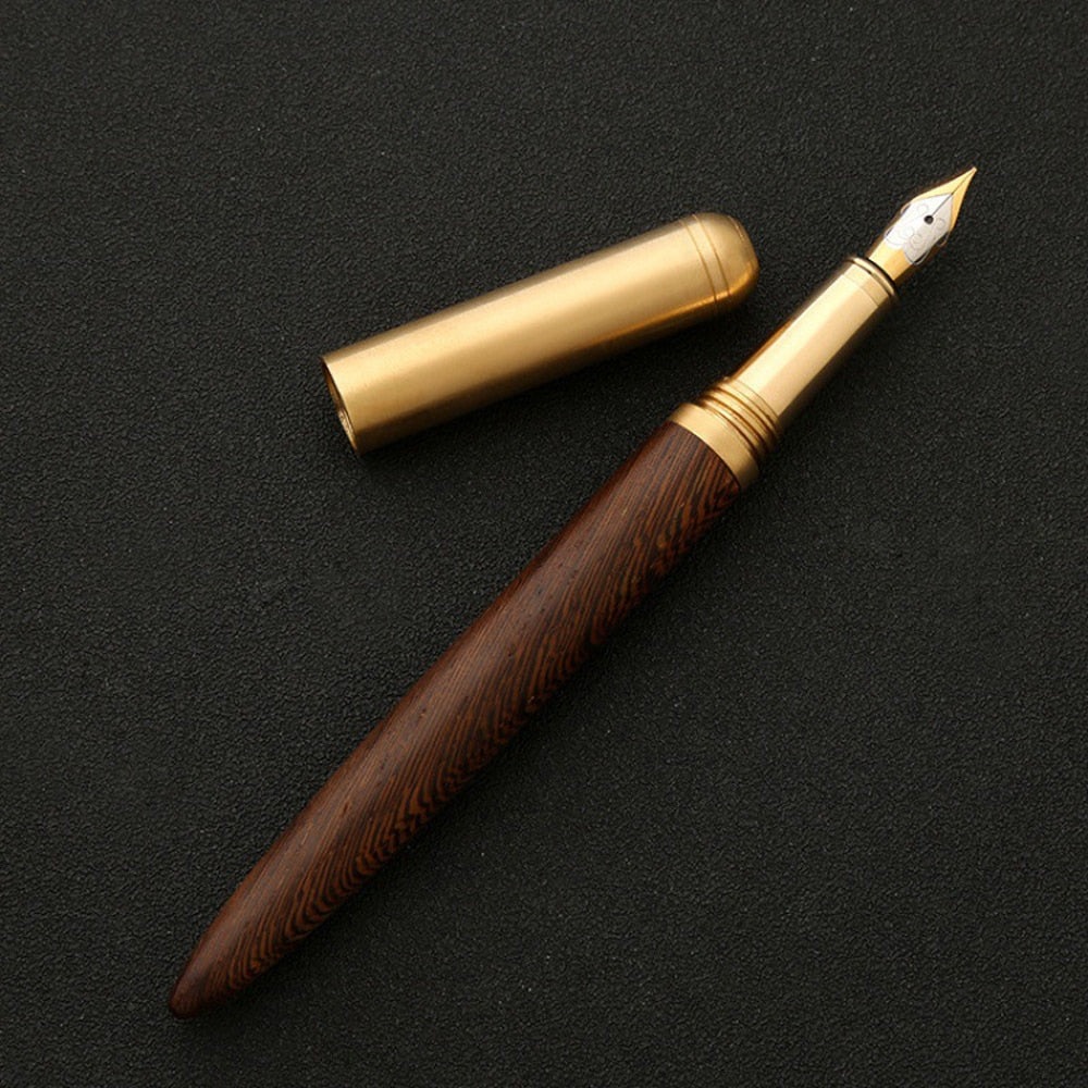 Luxury Polished Wood Fountain Pen