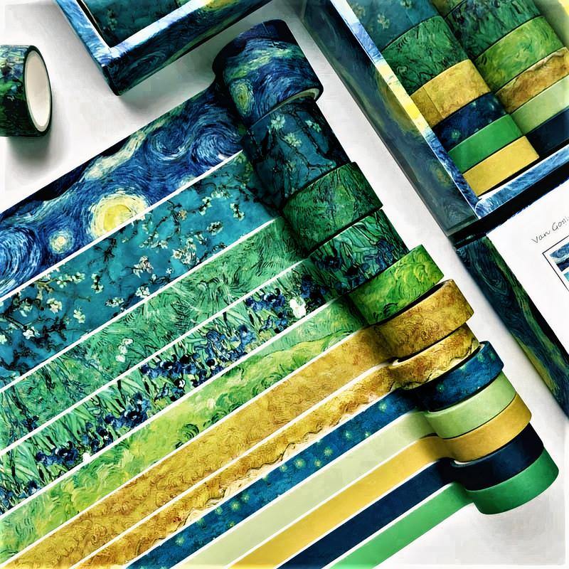 Gorgeous Washi Tape Set (12 Pieces) - The Vintage Stationery Store