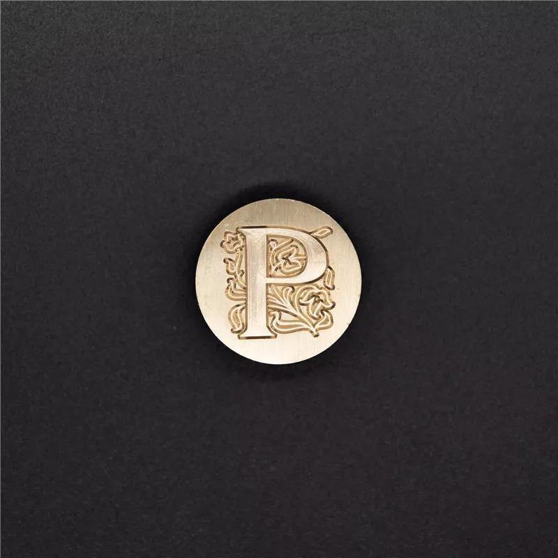 Vintage Initial Wax Stamps With Handle - The Vintage Stationery Store