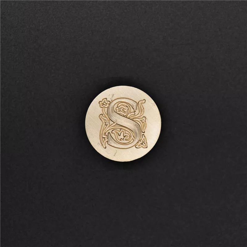 Vintage Initial Wax Stamps With Handle - The Vintage Stationery Store