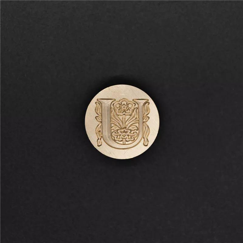 Vintage Initial Wax Stamps With Handle - The Vintage Stationery Store