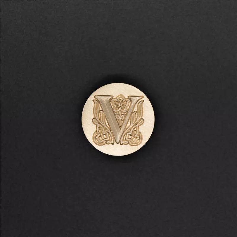 Vintage Initial Wax Stamps With Handle - The Vintage Stationery Store