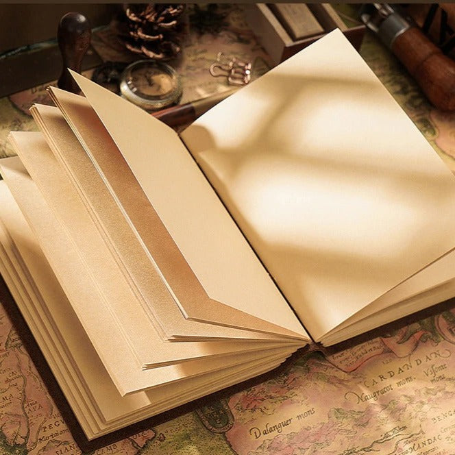 Embossed Vintage Leather-Bound Journal