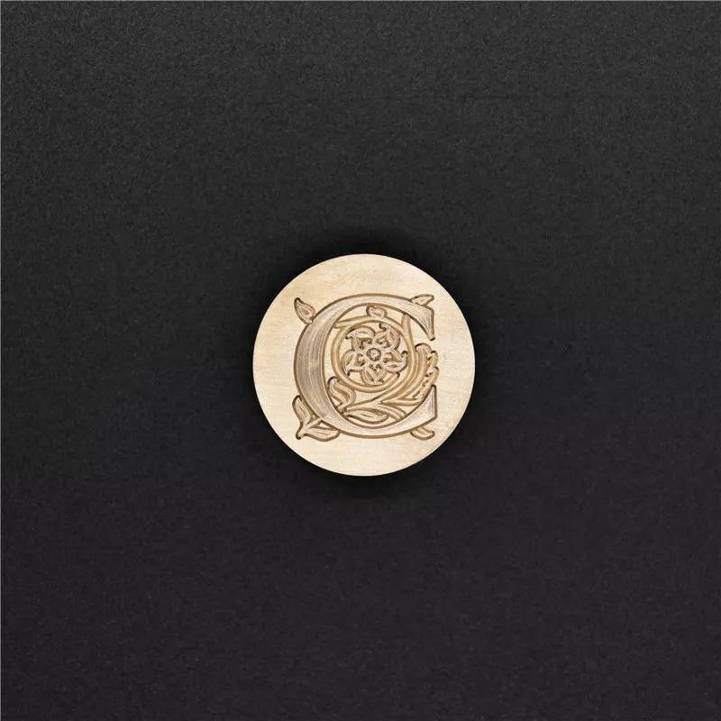 Vintage Initial Wax Stamps With Handle - The Vintage Stationery Store