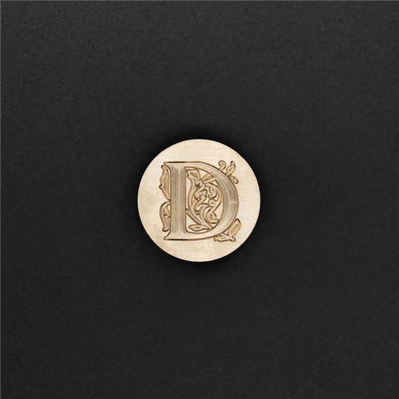 Vintage Initial Wax Stamps With Handle - The Vintage Stationery Store