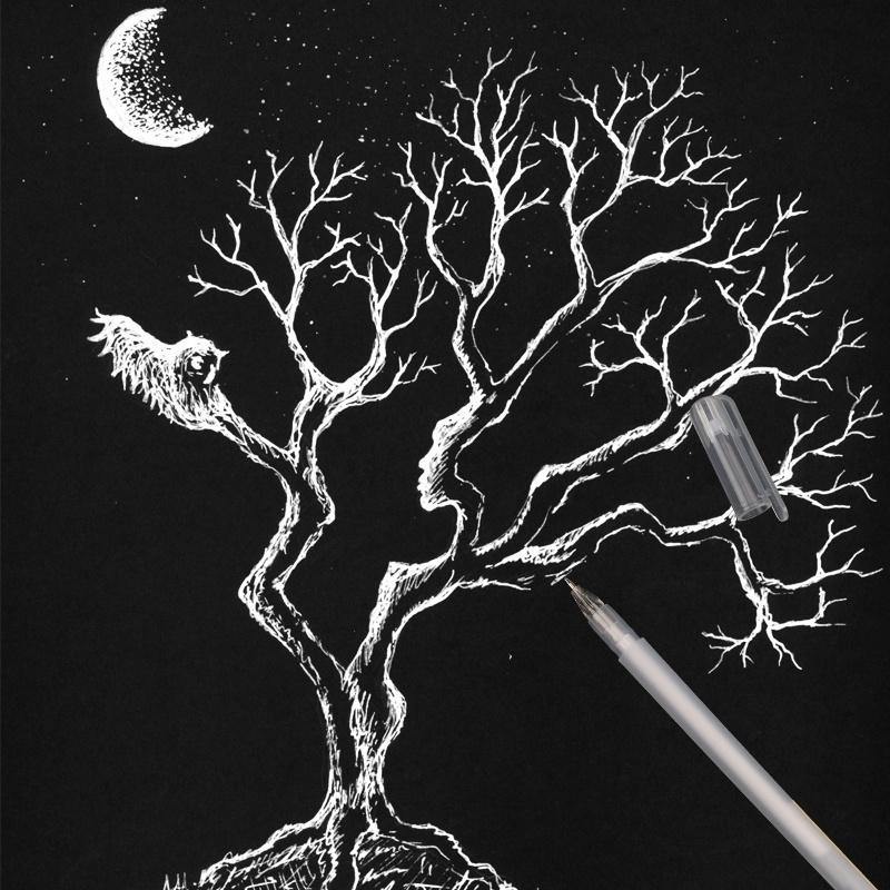 Vintage Metallic Gel Pens (3 pcs) - The Vintage Stationery Store