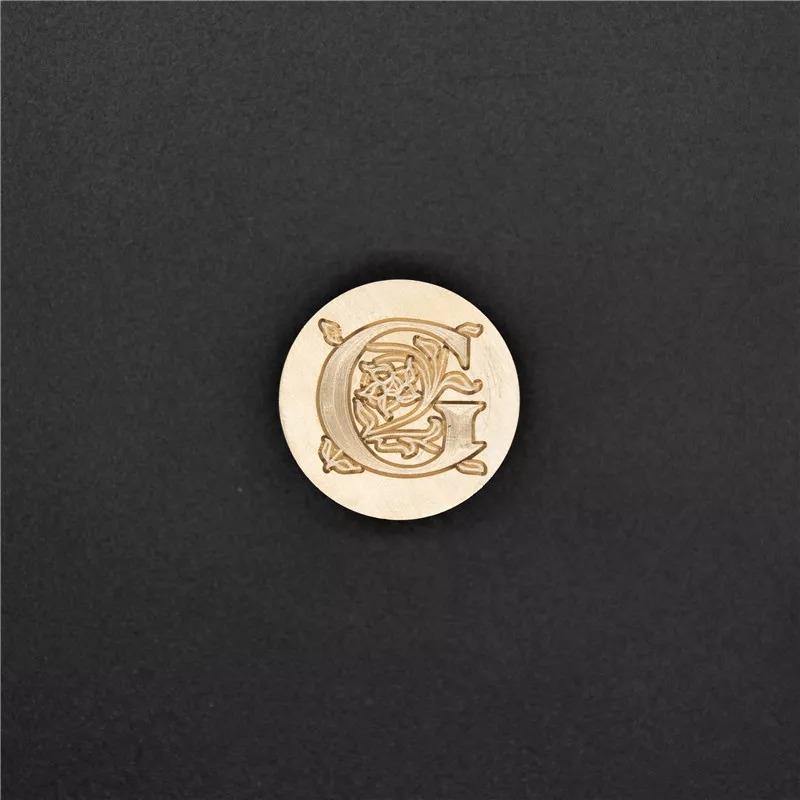 Vintage Initial Wax Stamps With Handle - The Vintage Stationery Store