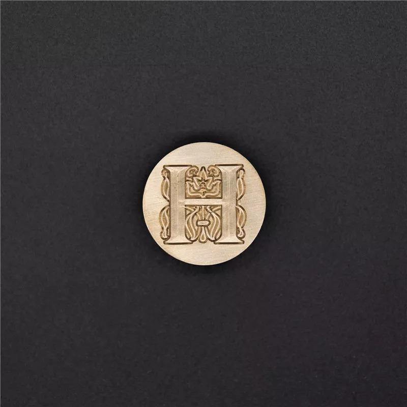 Vintage Initial Wax Stamps With Handle - The Vintage Stationery Store