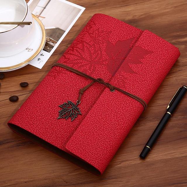 Vintage Maple Leaf Notebook - The Vintage Stationery Store
