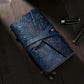 Vintage Textured Leather Wraparound Journal