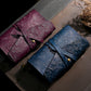 Vintage Textured Leather Wraparound Journal