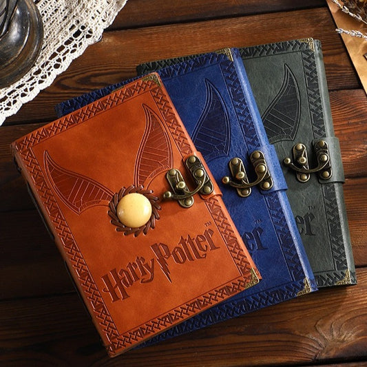 Vintage Harry Potter Golden Snitch Notebook (Limited Edition)