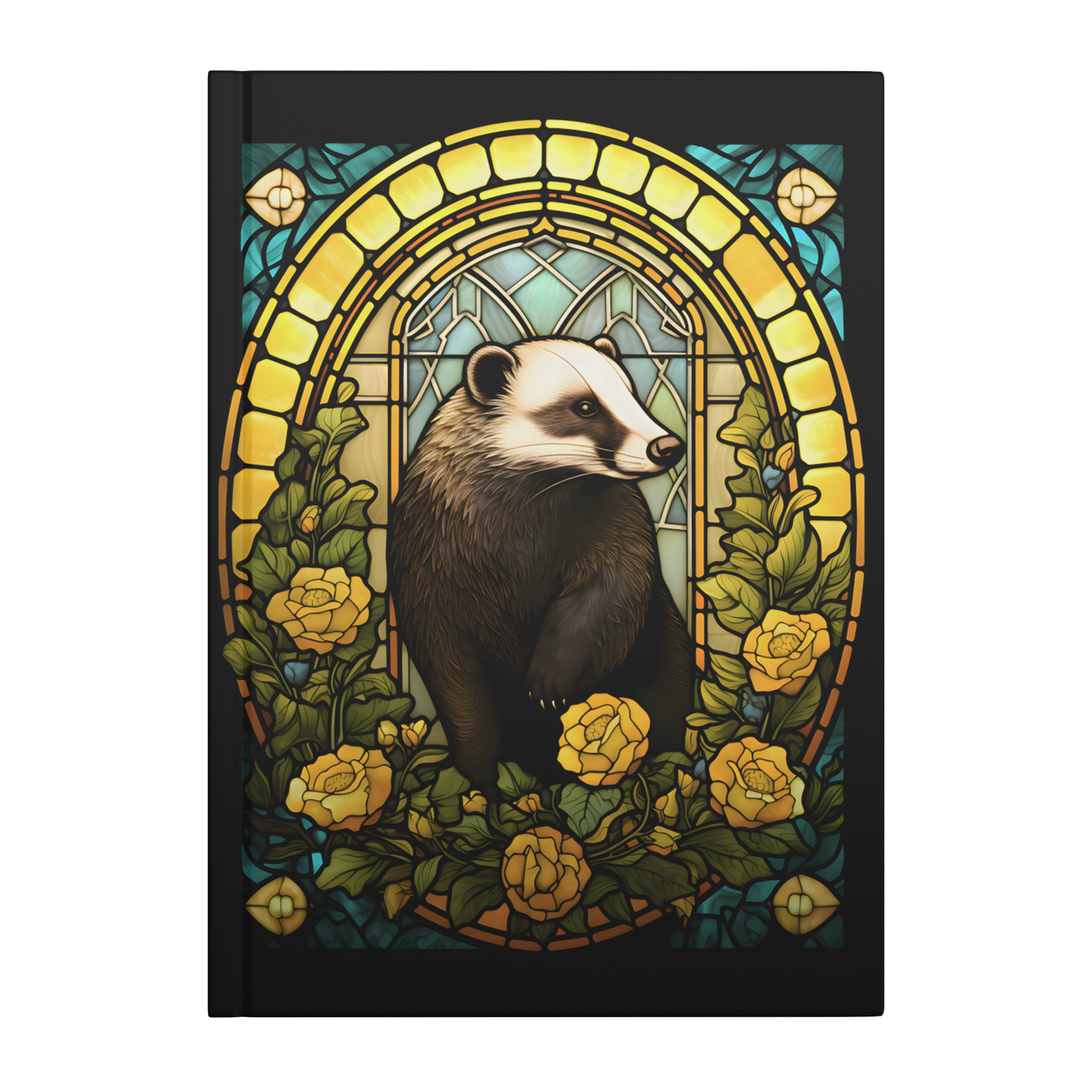 Hufflepuff_Inspired_Badger_Limited_Edit_Cover_Front_Mockup.png