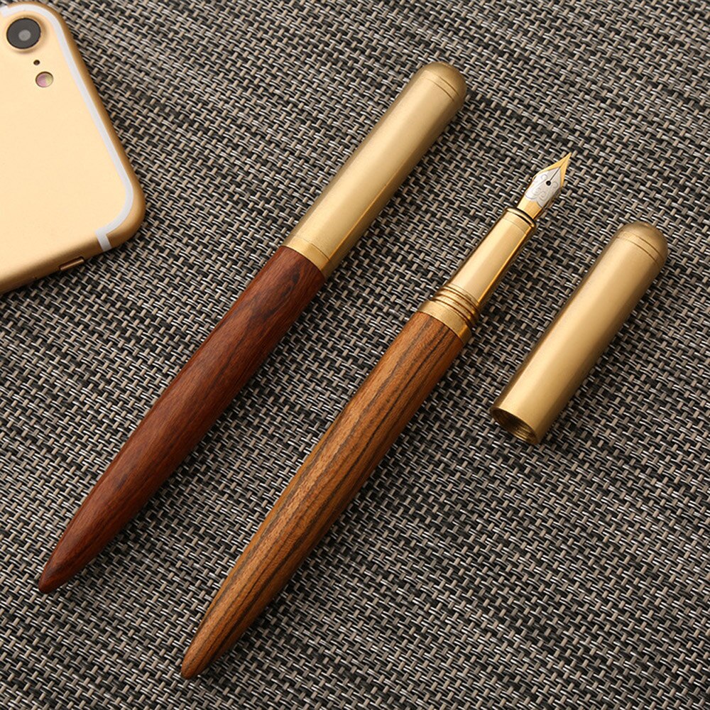 Luxury Polished Wood Fountain Pen