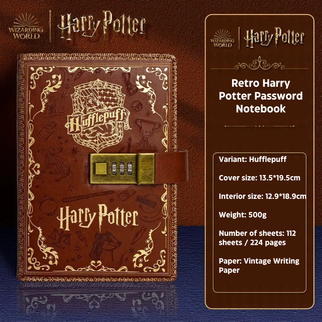 Retro Harry Potter Password Notebooks