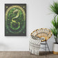 Vintage Slytherin Serpent Canvas Print