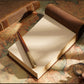 Vintage Hand-Sewn Leather-Bound Sketchbook