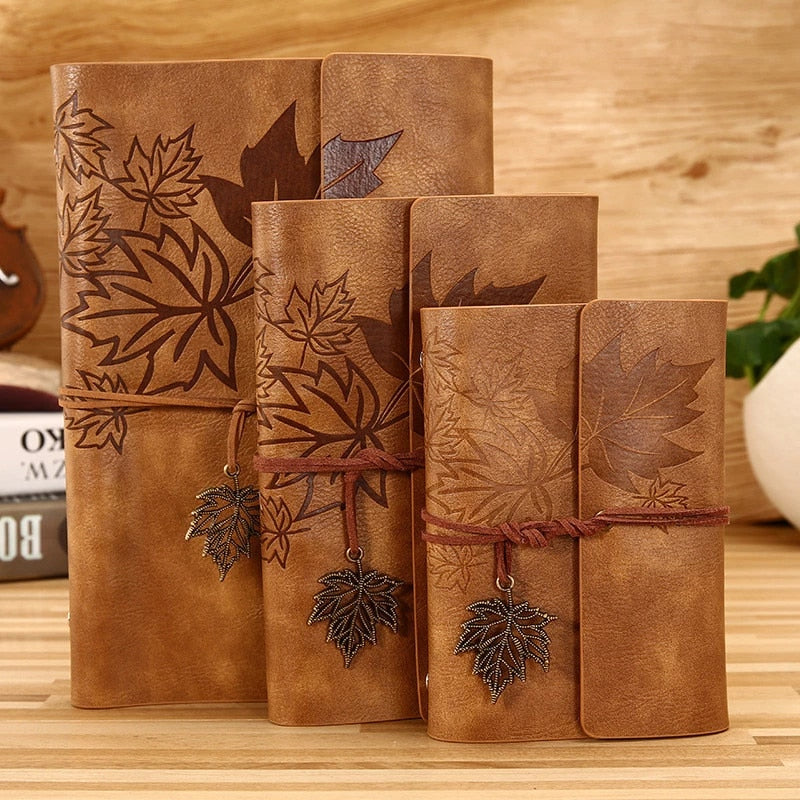Vintage Maple Leaf Notebook