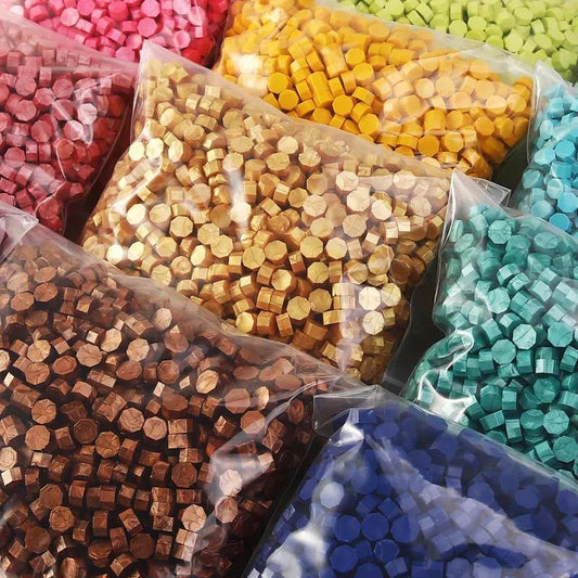 Colorful Wax Beads for Wax Stamps - The Vintage Stationery Store